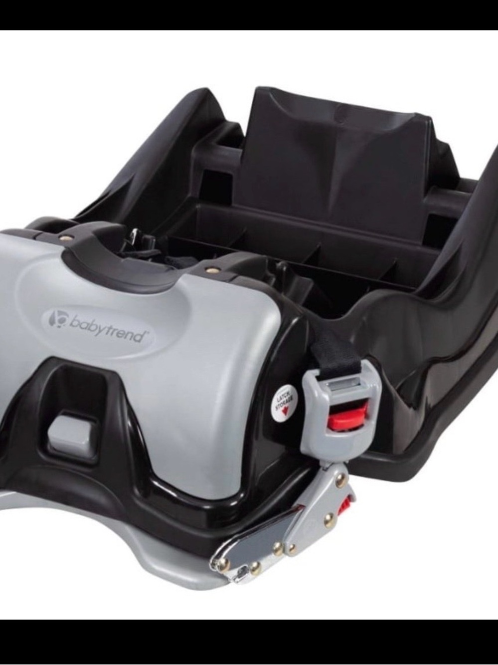 Baby Trend Infant Car Seat Base in Black and Gray